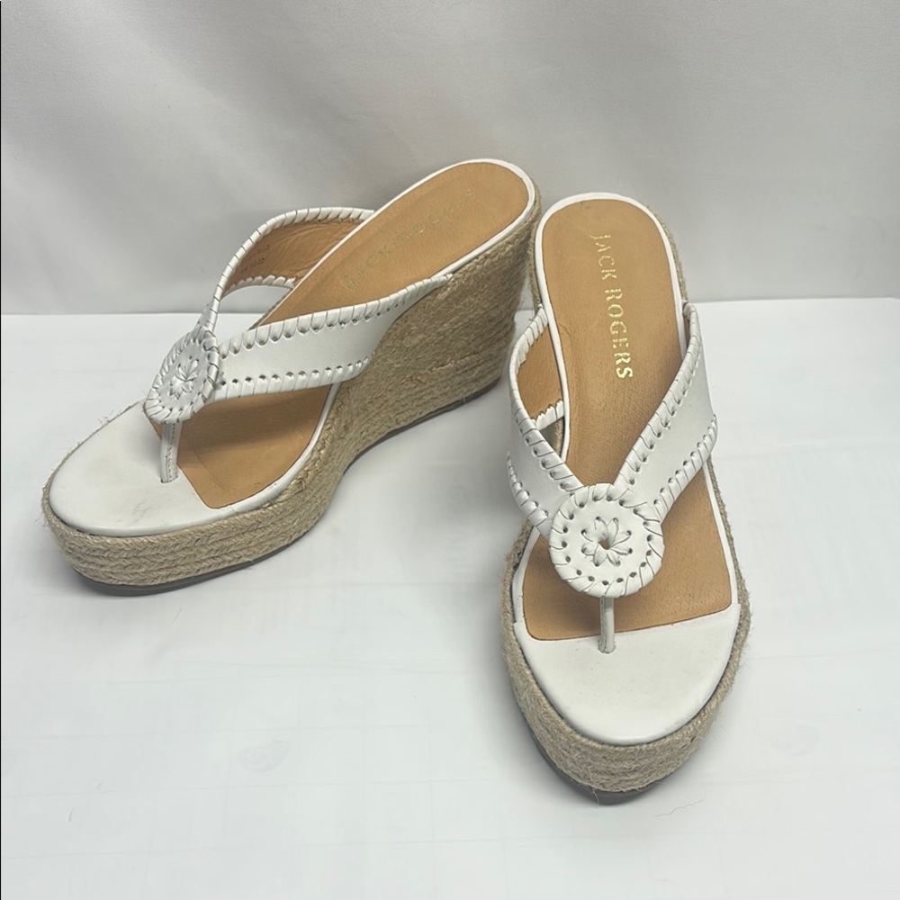 Jack Rogers White Wedges Stylish and Versatile